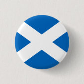 Saltire Schottland Flaggen-Button-Abzeichen Button (Vorderseite)