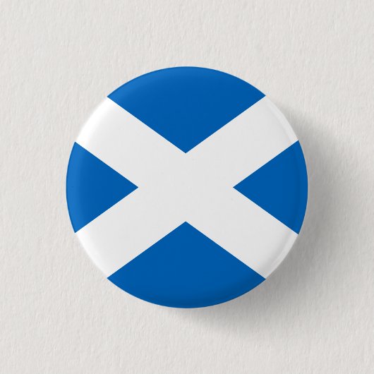 Saltire Schottland Flaggen-Button-Abzeichen Button (Vorderseite)
