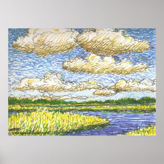 ‚Saltmarsh‘ Poster (Vorne)