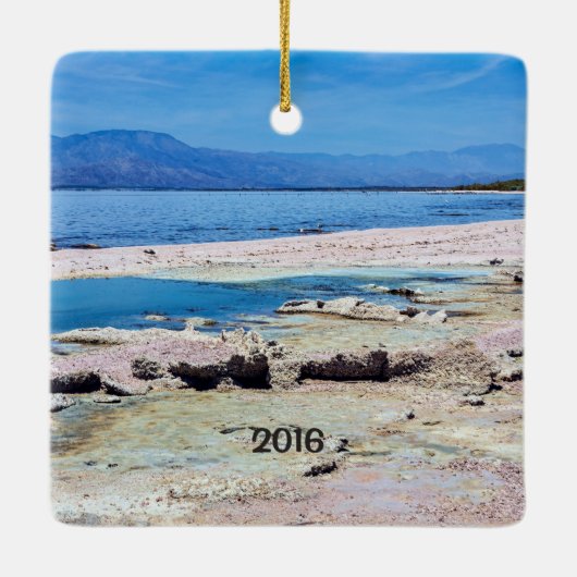 Salton Sea Keramikornament (Rückseite)