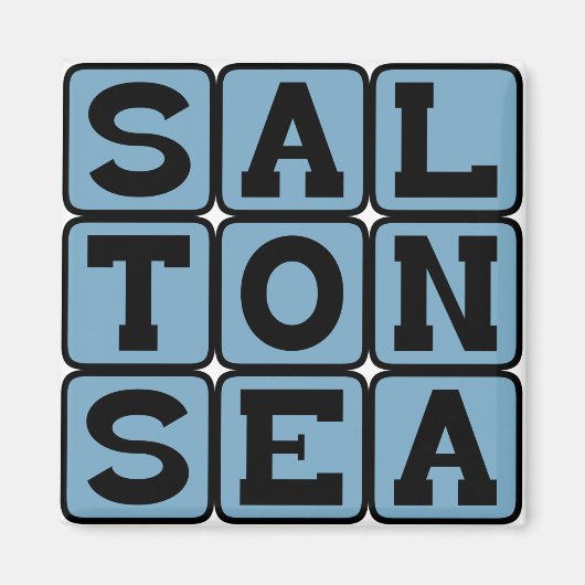 Salton Sea, Southern California Endorheic Rift Magnet (Vorne)