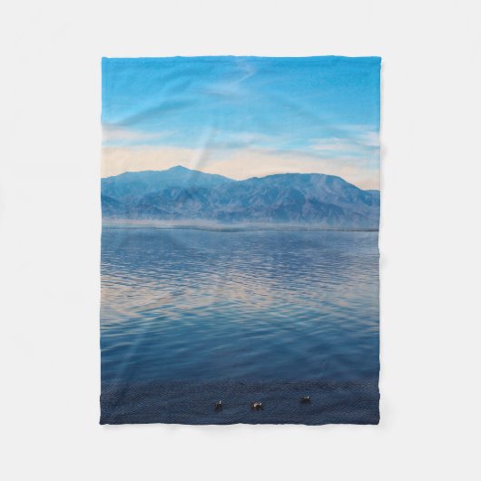 Salton Sea Tranquility Fleecedecke (Vorderseite)