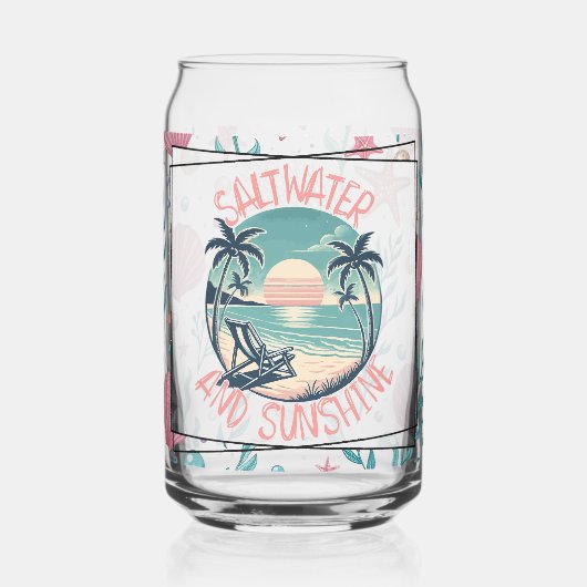 Saltwater and Sunshine Dosenglas (Links)