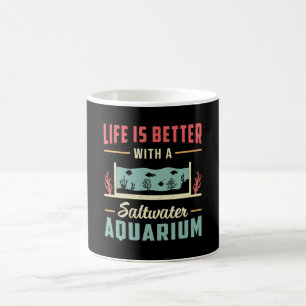 Saltwater Aquarium Fish Tank Aquatic Aquarist Kaffeetasse