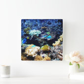 Saltwater aquarium Uhr Square (Zuhause)