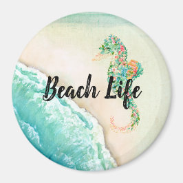 Saltwater Beach Life Magnet