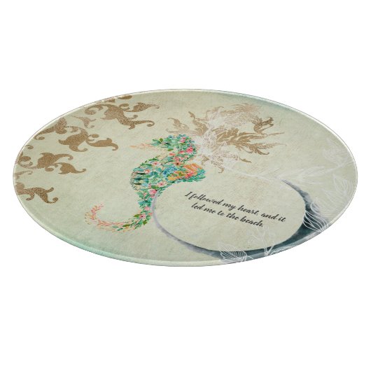 Saltwater Beach Life Schneidebrett (Ecke)