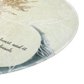 Saltwater Beach Life Schneidebrett (Ecke)