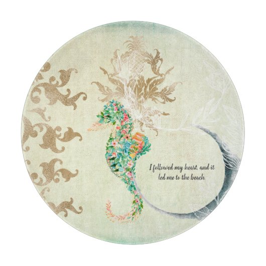 Saltwater Beach Life Schneidebrett (Vorderseite)