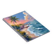 Saltwater Daydream | Ocean Coast Watercolor Sea Notizblock (Rechte Seite)
