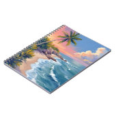 Saltwater Daydream | Ocean Coast Watercolor Sea Notizblock (Linke Seite)