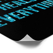 Saltwater Heals Everything Motivational Quotes Poster (Ecke)