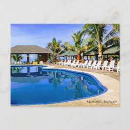 Saltwater Pool Beach Resort Morong, Bataan Postkarte
