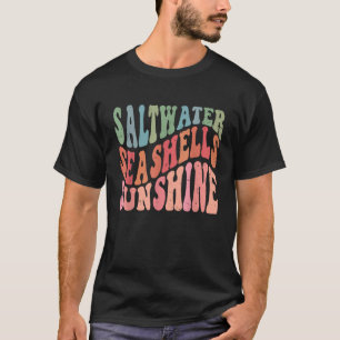Saltwater Seashells Sonnenschein Niedlicher Sommer T-Shirt