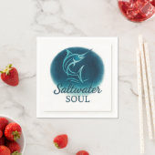Saltwater Soul Marlin Paper Napkin Serviette (Beispiel)
