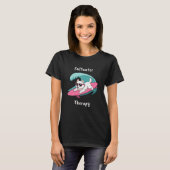 Saltwater Therapy - Funny Surf T-Shirt (Vorne ganz)