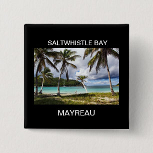 Saltwhistle Bay, Mayreau, Karibische Insel Button