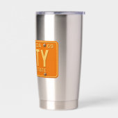 Salty 1969 - Retro Florida License Plate - Coastal Thermobecher (Links)