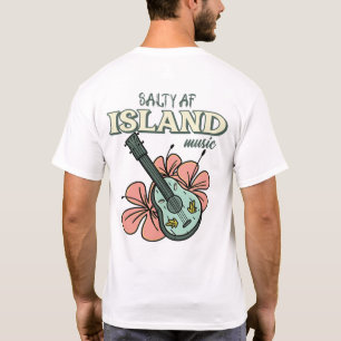 Salty AF Island Music T-Shirt