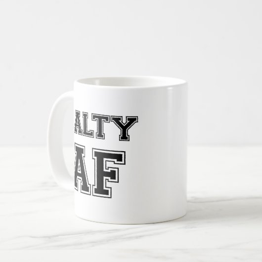 SALTY AF KAFFEETASSE (Vorderseite Links)