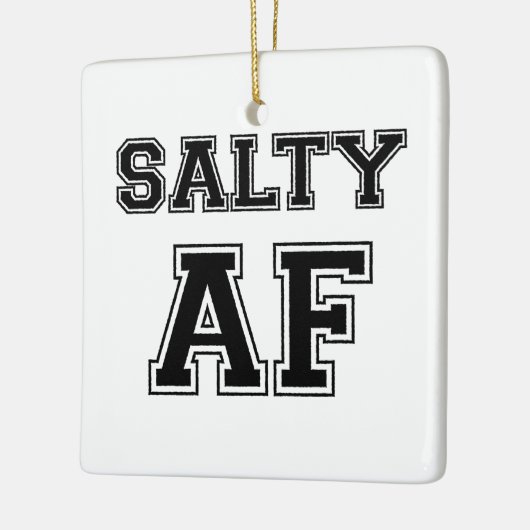 SALTY AF KERAMIKORNAMENT (Links)