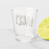 Salty AF Logo remains the same as it's a proper no Schnapsglas (Rückseite)