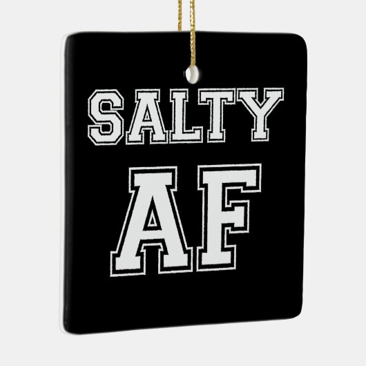 SALTY AF PONG PONG BALL KERAMIKORNAMENT (Rechts)