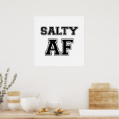 SALTY AF POSTER (Küche)