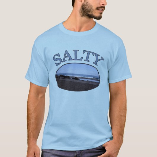 Salty Beach Bum Mens T - Shirt (Vorderseite)