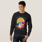 Salty Beach Dont Try Me Meerjungfrau Mädchen Merma Sweatshirt (Vorne ganz)