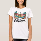 Salty Beach Lässig Summer T - Shirt (Vorderseite)