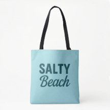 Salty Beach Leben | Grafischer Druck in Küsten-Tea