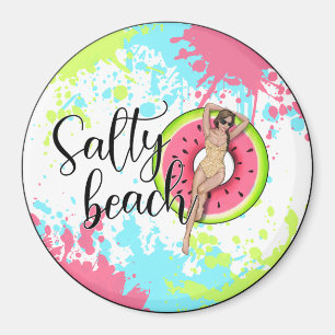 Salty Beach Magnet