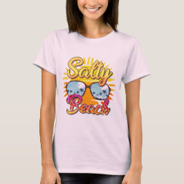 Salty Beach Summer Women's T - Shirt | Hallo Somme