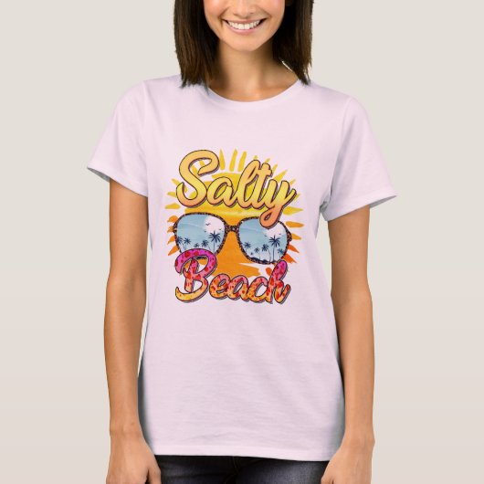 Salty Beach Summer Women's T - Shirt | Hallo Somme (Vorderseite)