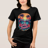 Salty Beach Tri-Blend Shirt (Vorderseite)