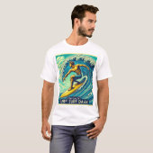 Salty bleibe, Surf Daily - Surfer T - Shirt (Vorne ganz)