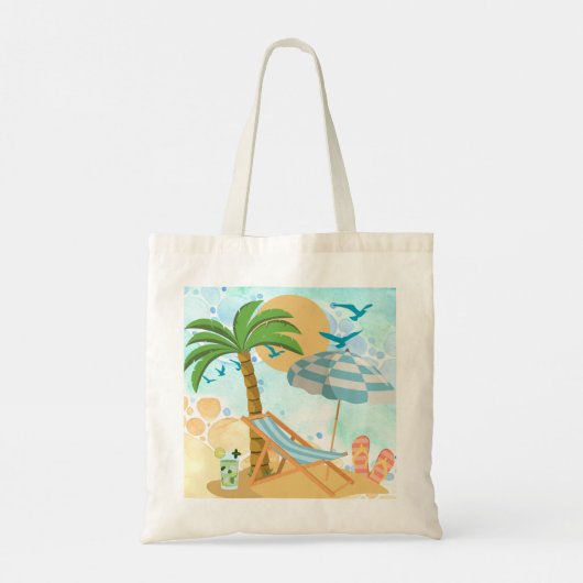 Salty Breeze & Sandy Toes: Die ultimative Tasche a (Rückseite)