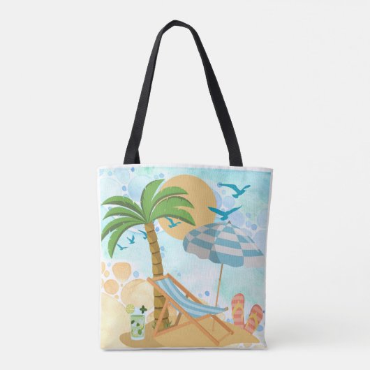 Salty Breeze & Sandy Toes: Die ultimative Tasche a (Rückseite)