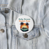 Salty Breeze Sunset Seas Retro Cruise Vibes Button (Beispiel)