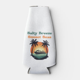 Salty Breeze Sunset Seas Retro Cruise Vibes Flaschenkühler