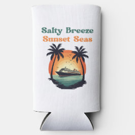 Salty Breeze Sunset Seas Retro Cruise Vibes Selters Dosenkühler