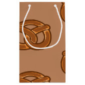 Salty Bretzels Liebhaber von Lebensmittelbackern L Kleine Geschenktüte (Rückseite)