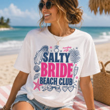Salty Bride Beach Club Nur für Mitglieder Navy Pin