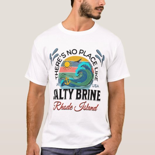 Salty Brine Beach, Rhode Island T-Shirt (Vorderseite)