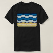 Salty Brine Staat Beach Rhode Island Absturzwelle T-Shirt (Design vorne)