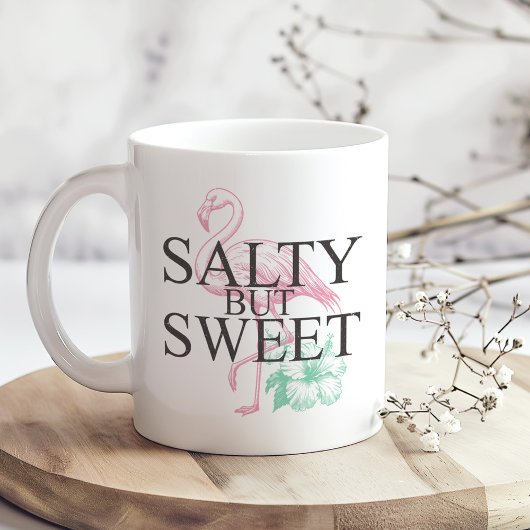 "Salty but Sweet" Flamingo Kaffeetasse