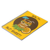 Salty but Sweet, Tiki Cocktail, lustig Notizblock (Linke Seite)