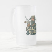 Salty Buzz Classic Becher, 325 ml Mattglas Bierglas (Vorderseite Links)