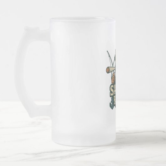 Salty Buzz Classic Becher, 325 ml Mattglas Bierglas (Links)